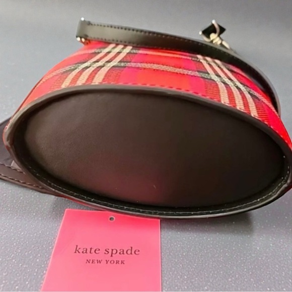 Kate Spade Blinx Plaid 3d Owl Crossbody - Picture 7 of 14